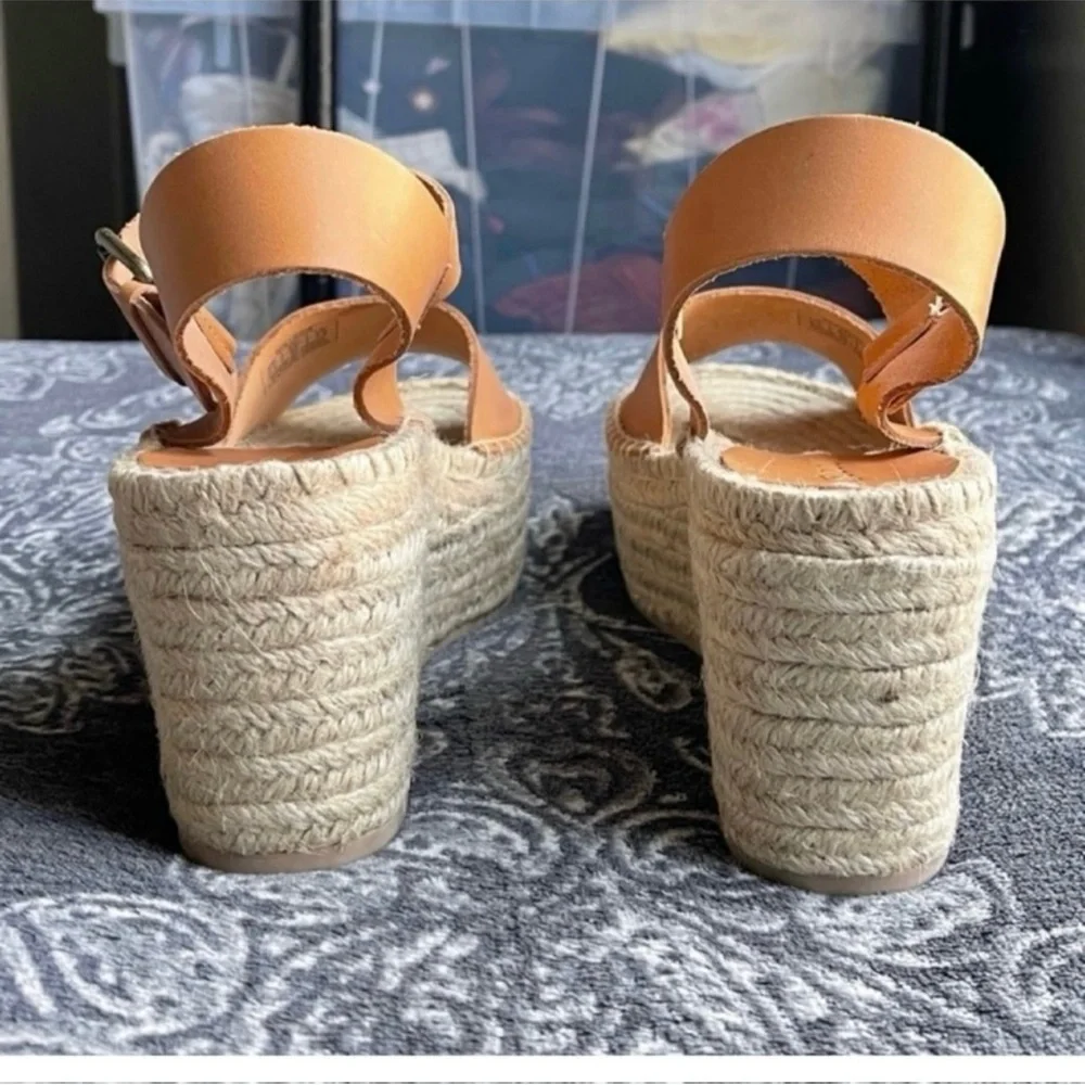 Soludos Minorca High Platform Sandal in Nude Size US 9.5 - Picture 11 of 13